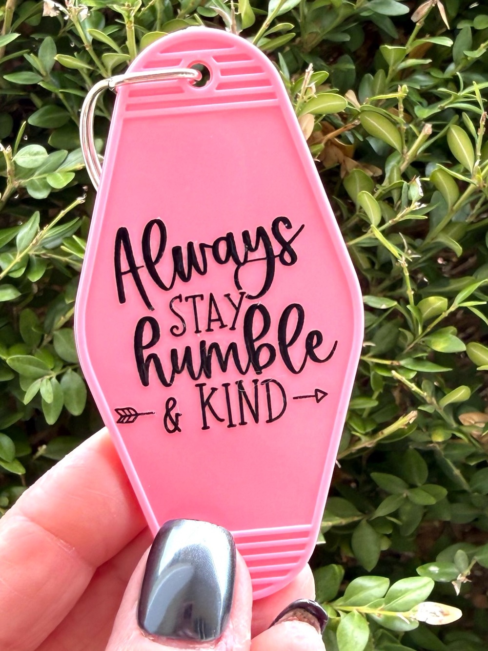Vintage style motel key 3.5 inch keychain inspirational gift idea